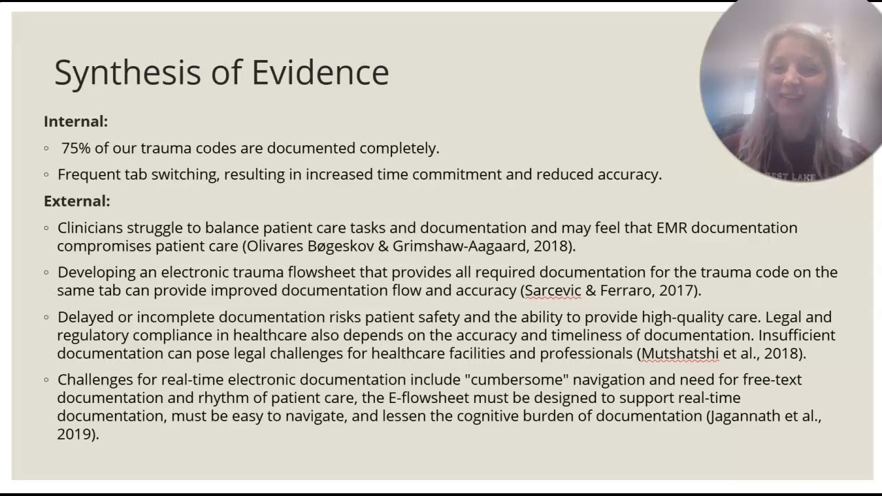 Quality Improvement: Electronic Trauma Flowsheets