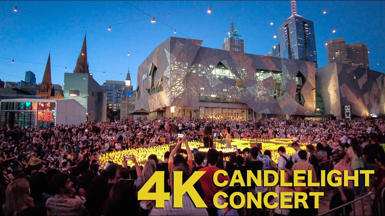 Candlelight Concert (4K) Melbourne, Federation Square