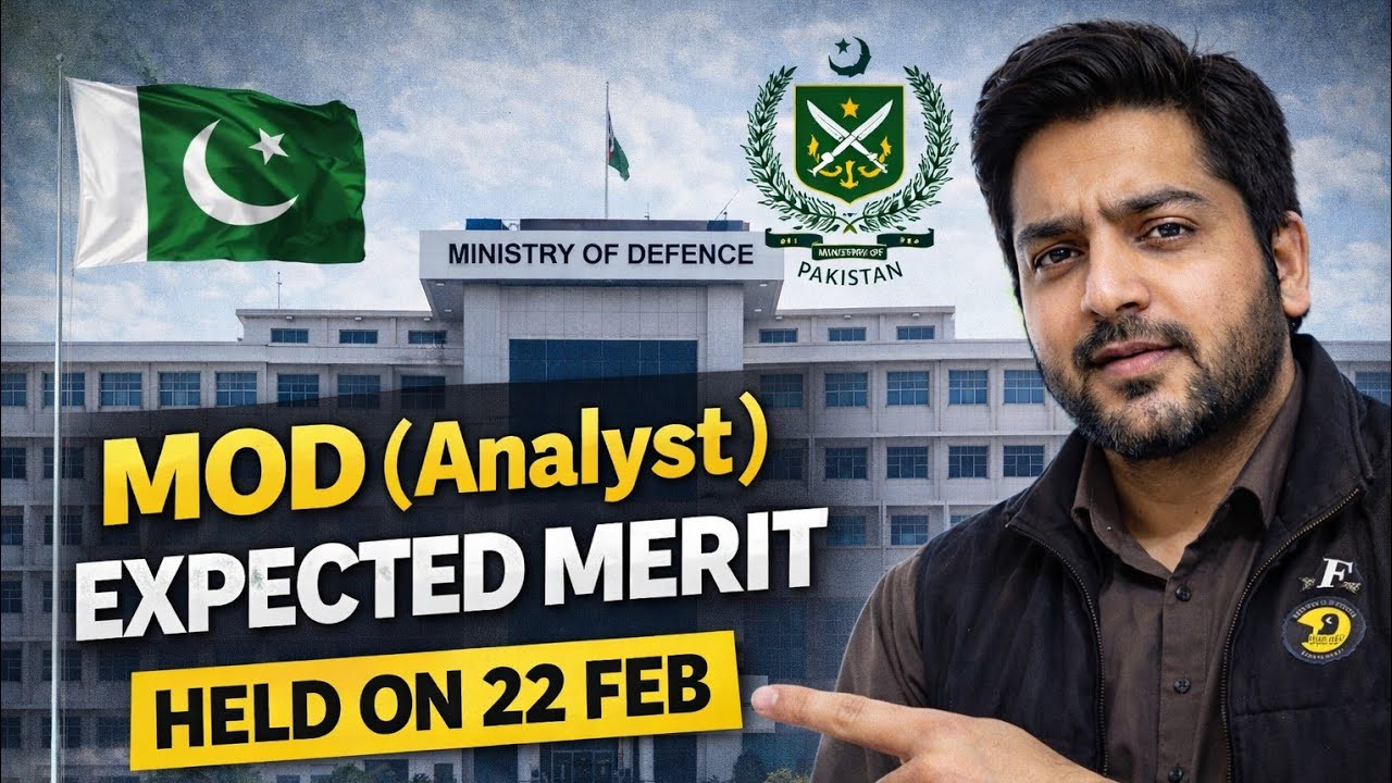 MOD (Analyst) Expected Merit 🔥 Held on 22 Feb | Ministry of Defence Test Review
