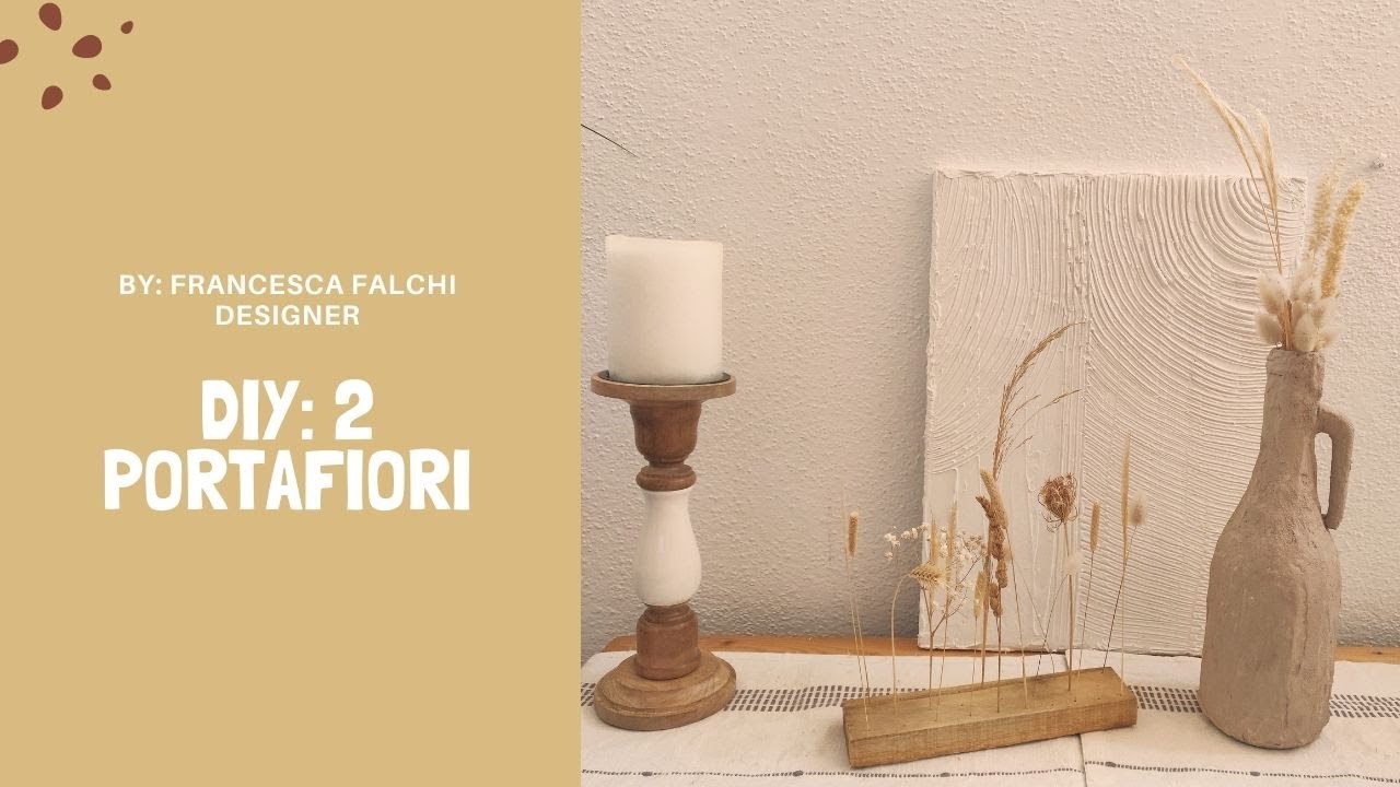 Come creare due portafiori alternativi