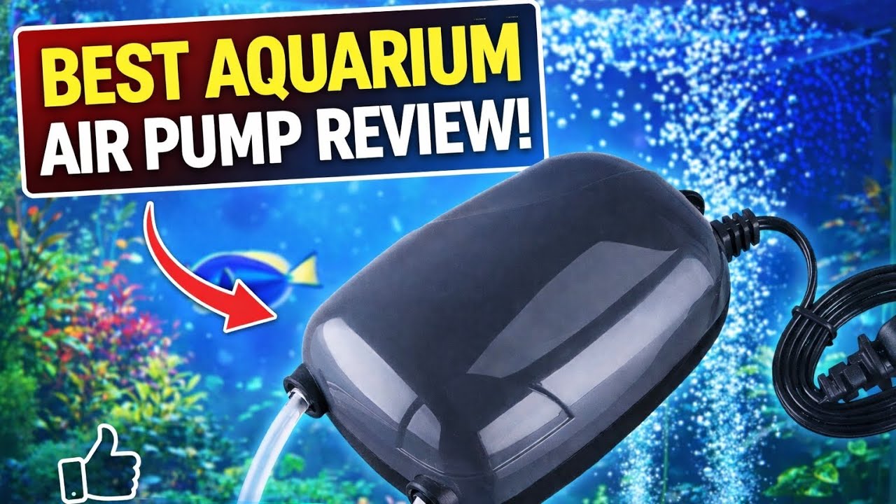 Silent Air Pump for Aquarium? Real Test 👍