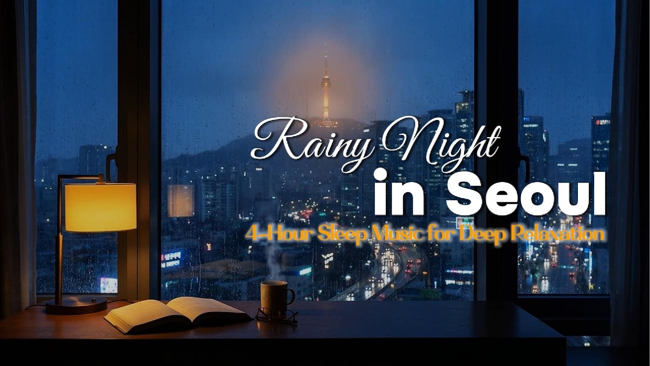 Rainy Seoul Night – Relaxing Ambient Music & Rain Sounds for Deep Sleep