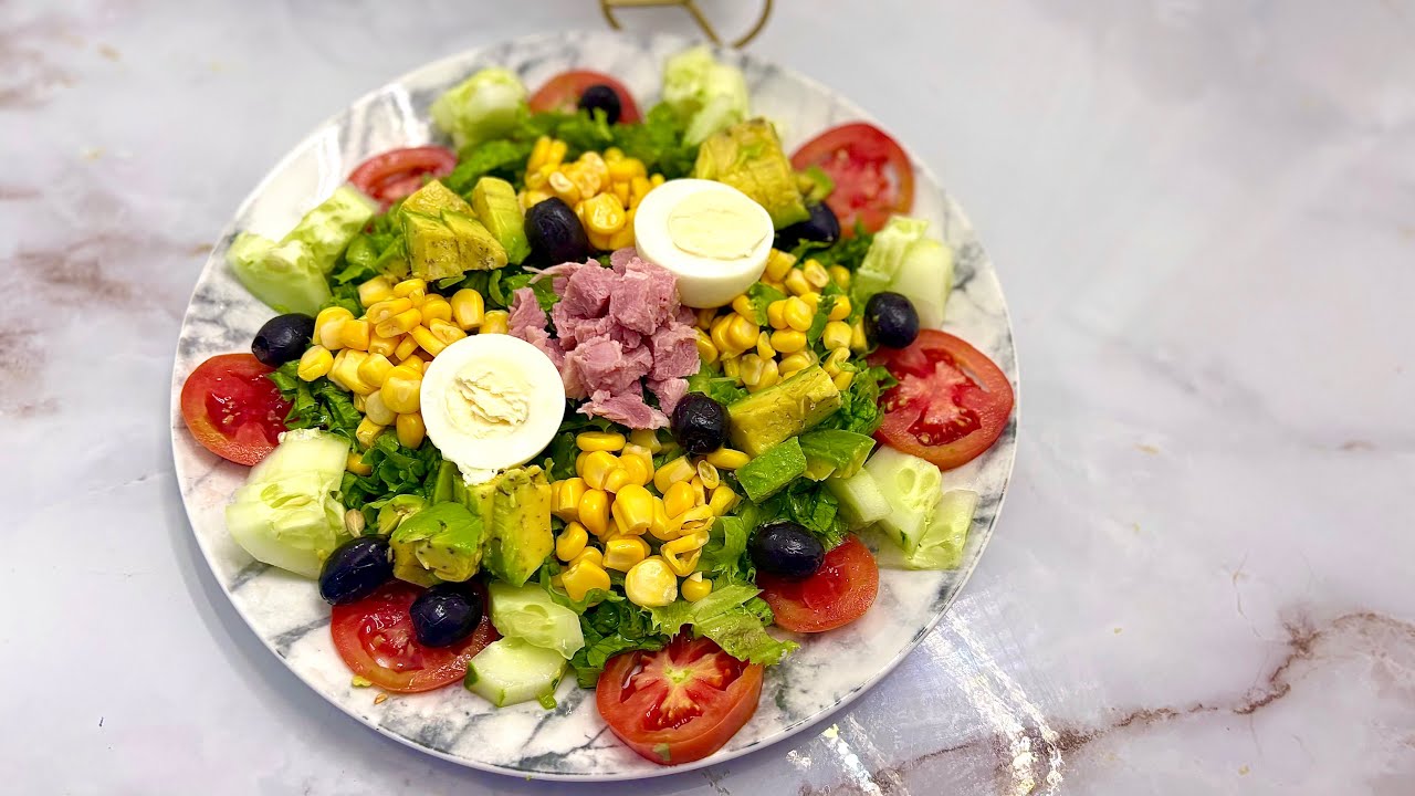 10 MINUTES VEGETABLE SALAD RECIPE