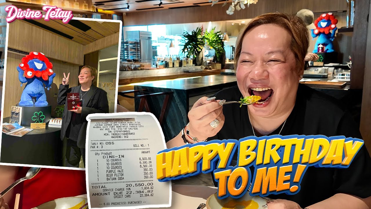Угощение на день рождения в ресторане со звездой Мишлен! (Галерея от Chele) | DIVINE TETAY