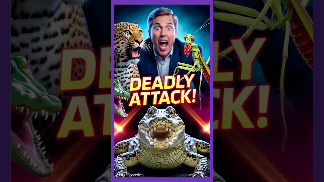 🐆 3 Deadliest Ambush Predators in Nature! 🐊 