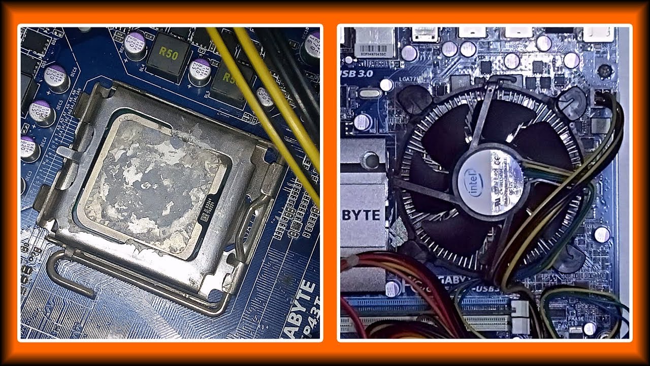 INTEL CPU Stock Cooler Thermal Paste Replacement Step By Step Guide