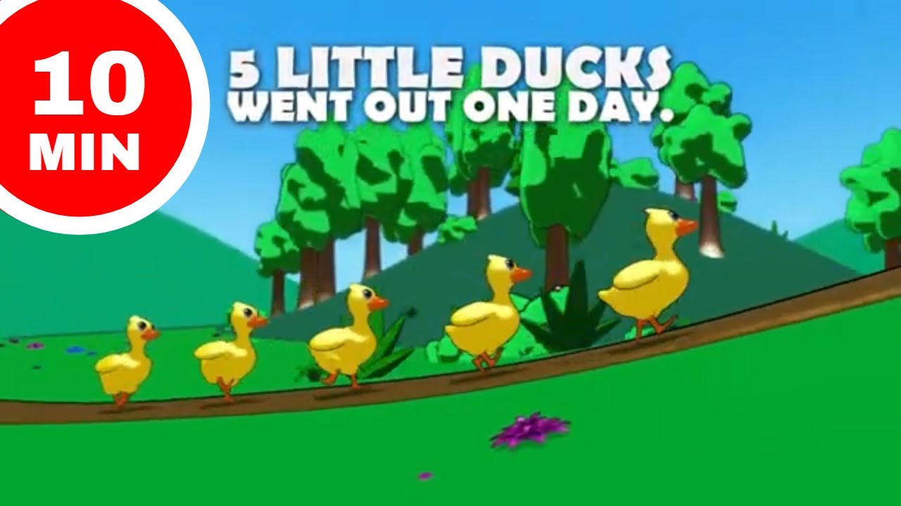 The Five Little Ducks Song & More! | Nursery Rhyme | LunaKoda