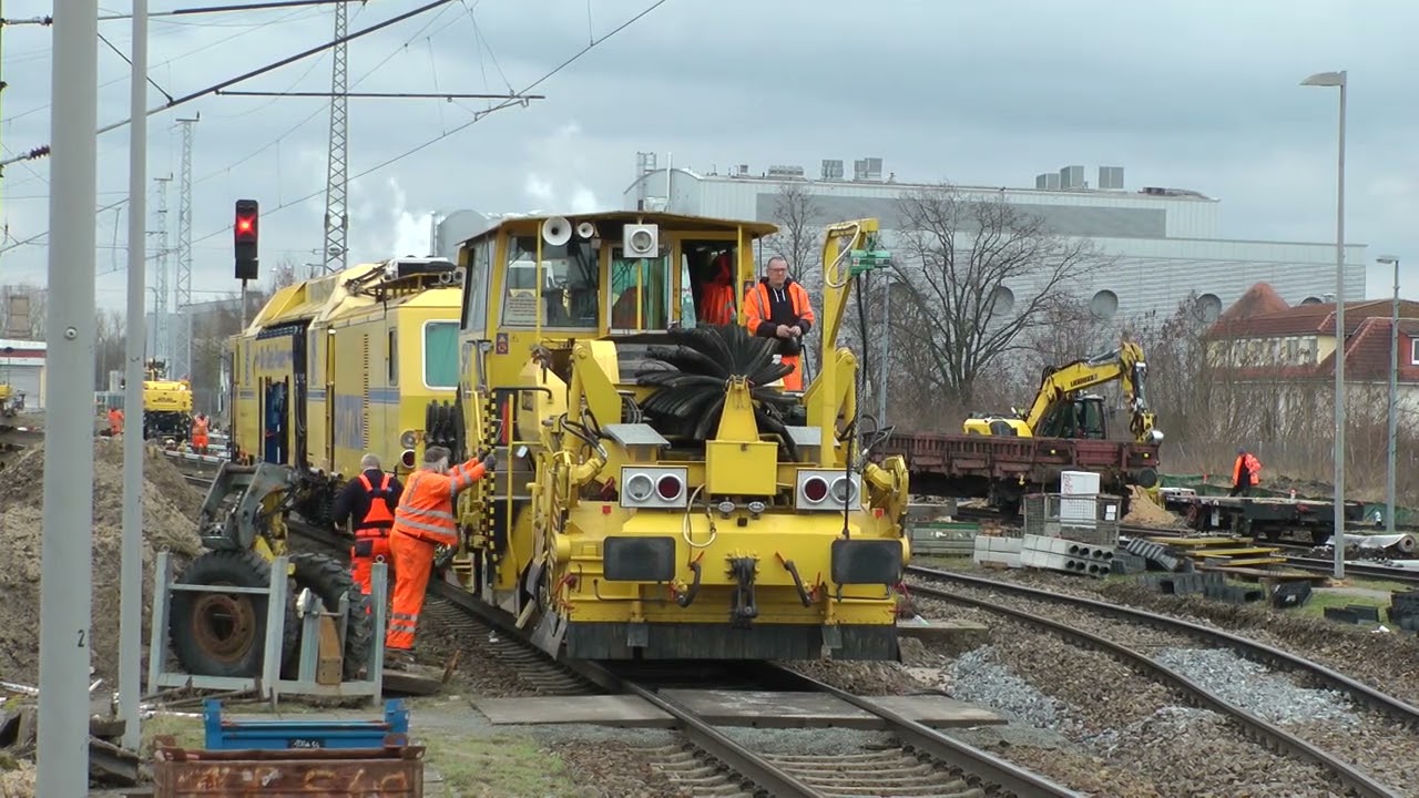 Bauarbeiten S-1 zwischen Birkenwerder - Oranienburg, Teil 2, 22.02.2024