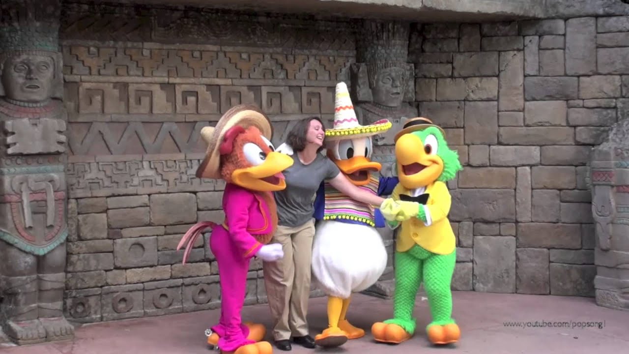 Limited Time Magic Three Caballeros Character Meet and Greet at Epcot Walt Disney World