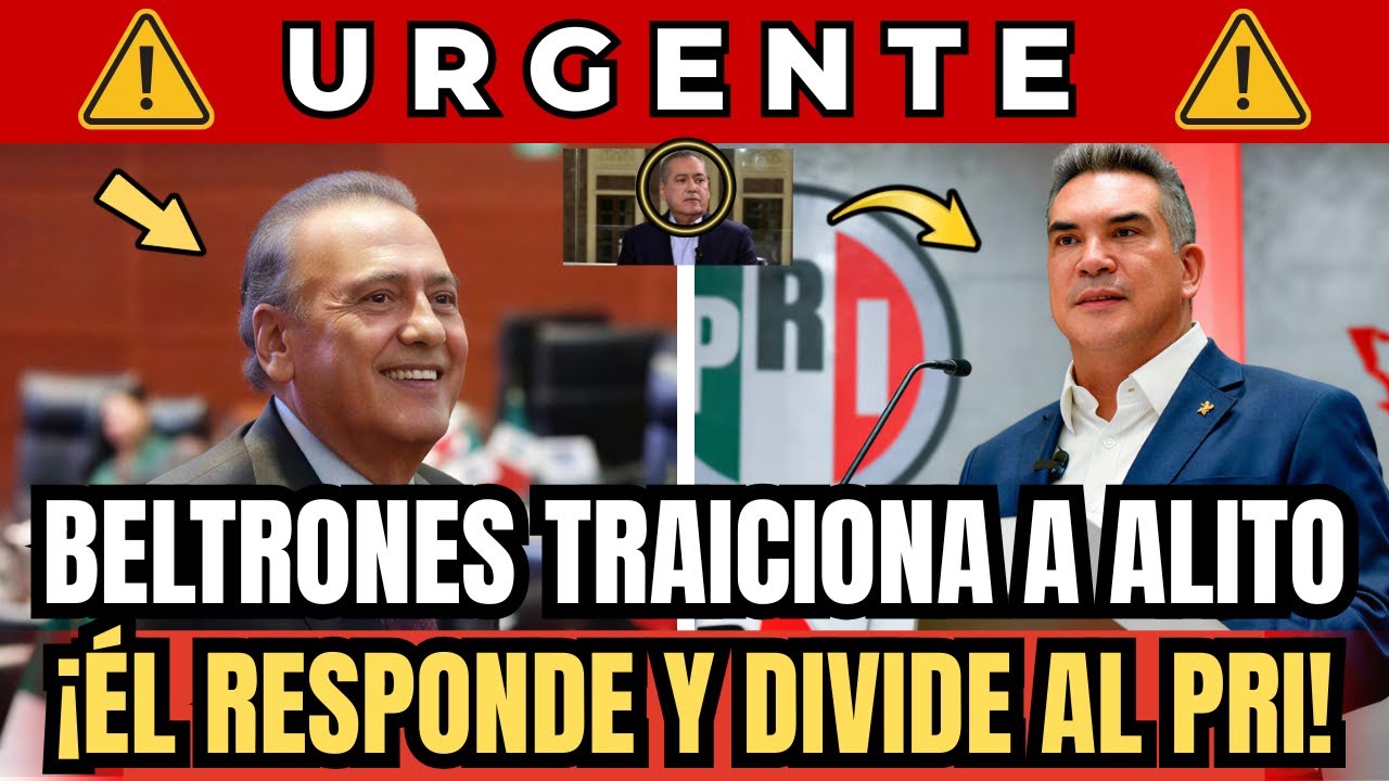 🚨🇲🇽Manlio Fabio Beltrones TRAICIONA a Alito Moreno... pero Él Responde y DIVIDE al PRI