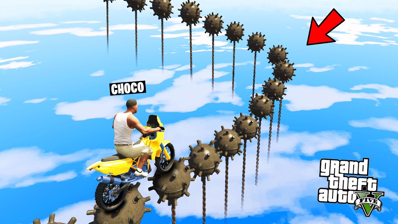 Most Powerful Car Parkour THAT IS A BIKE Race in GTA 5!