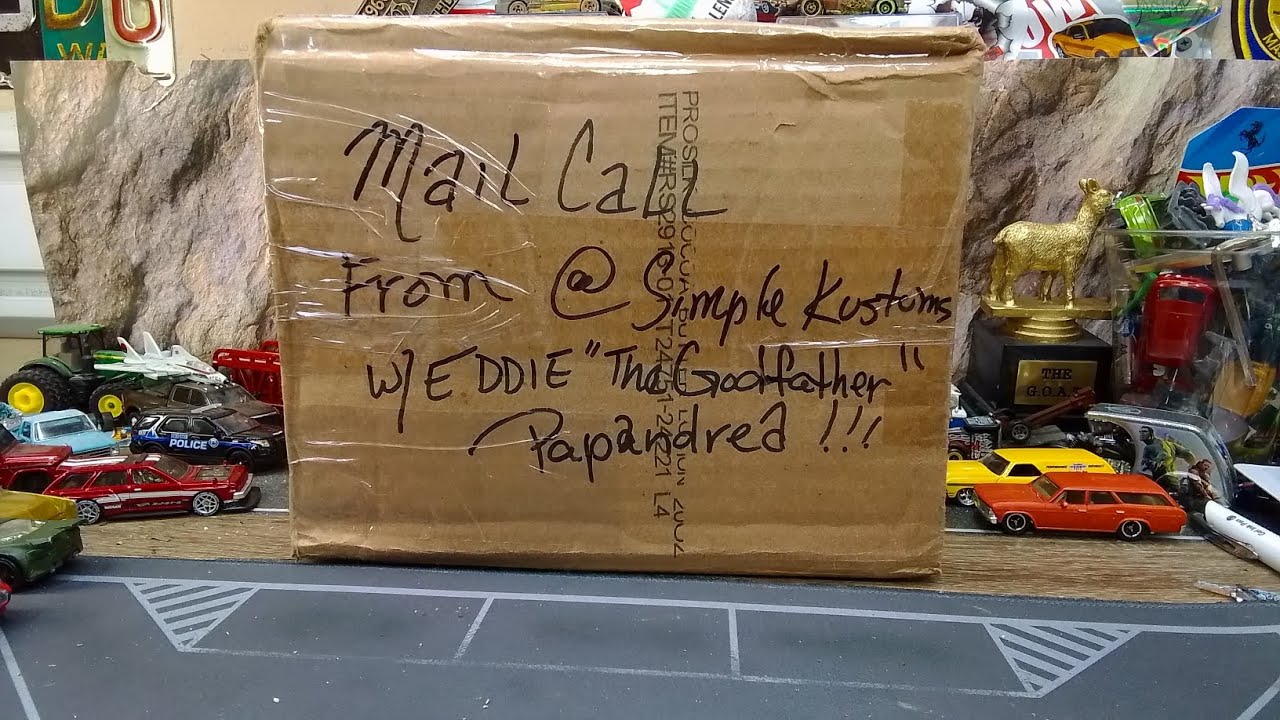 MAIL CALL FROM THE GODFATHER @simplekustomsbyeddiepapand1838 !!!