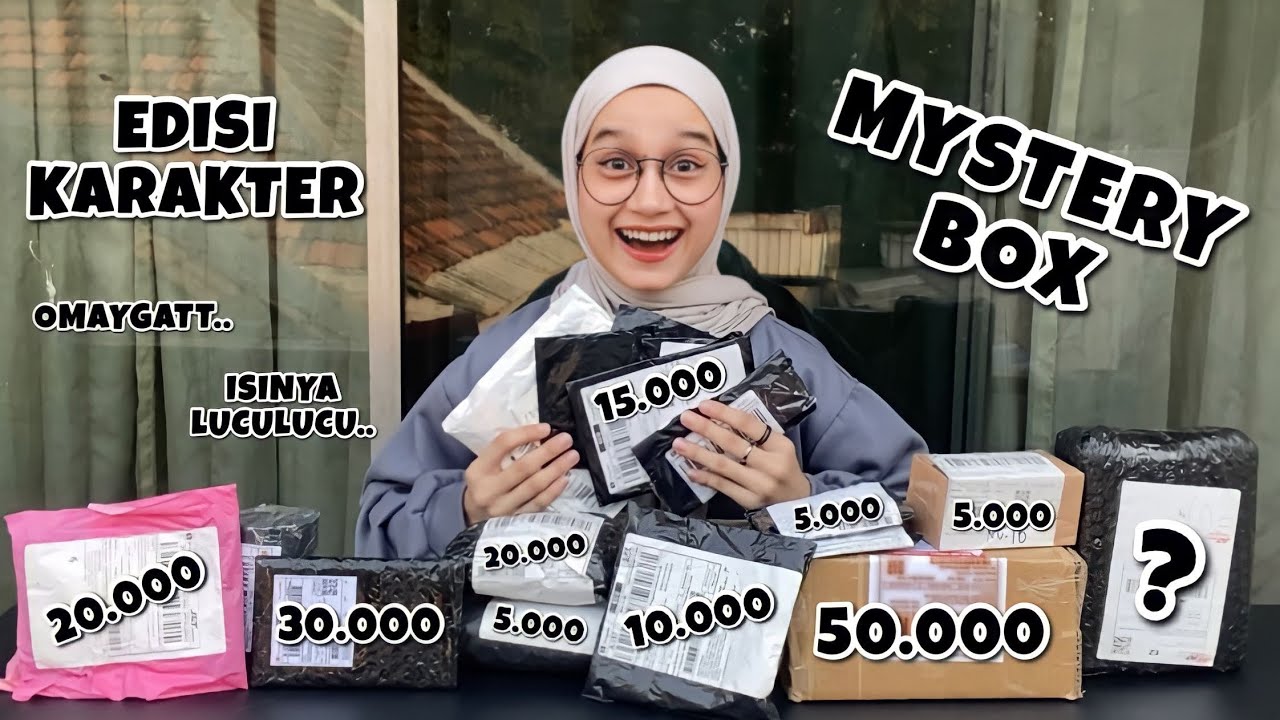LUCUUU!! UNBOXING MYSTERY BOX EDISI KUPU - KUPU.. #18
