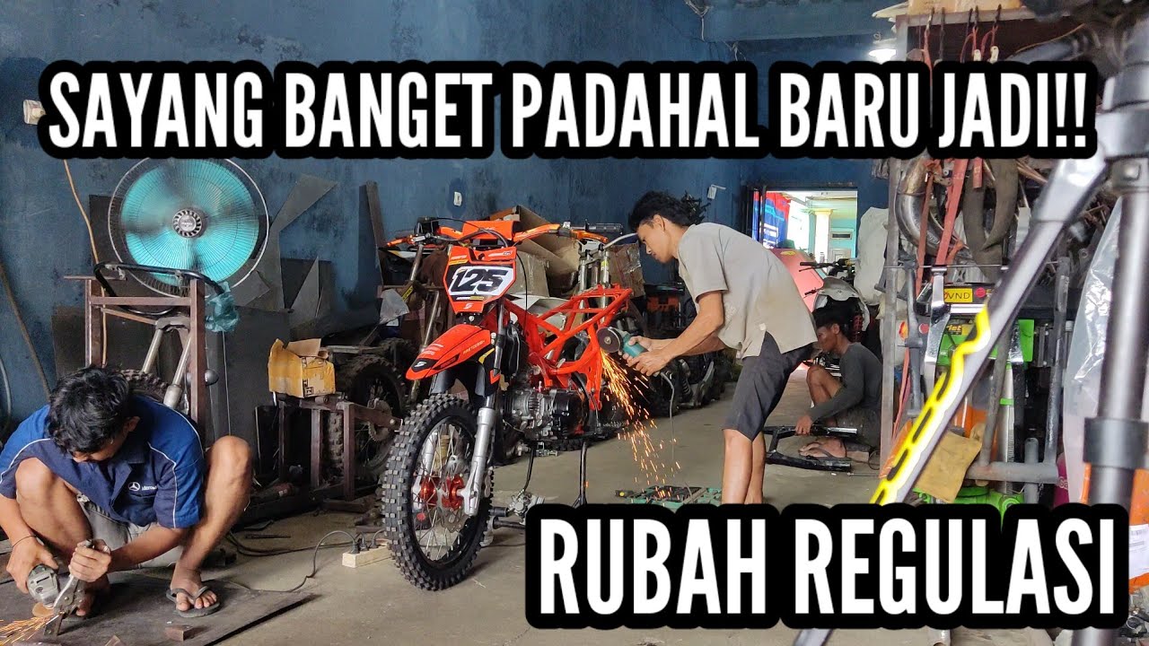 PADAHAL BARU JADI UDAH DI ACAK ACAK KEMBALI!! SAYANG SEKALI!! GARA GARA REGULASI!!