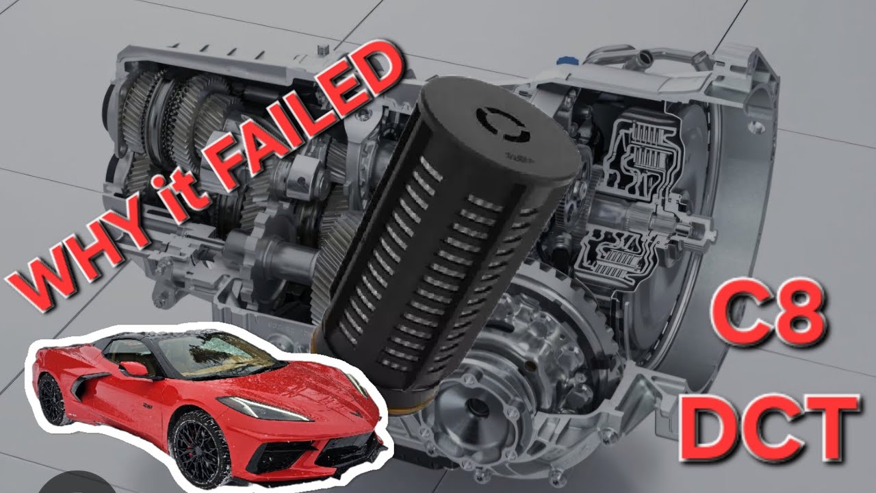 Cutting open Corvette DCT oil filter.