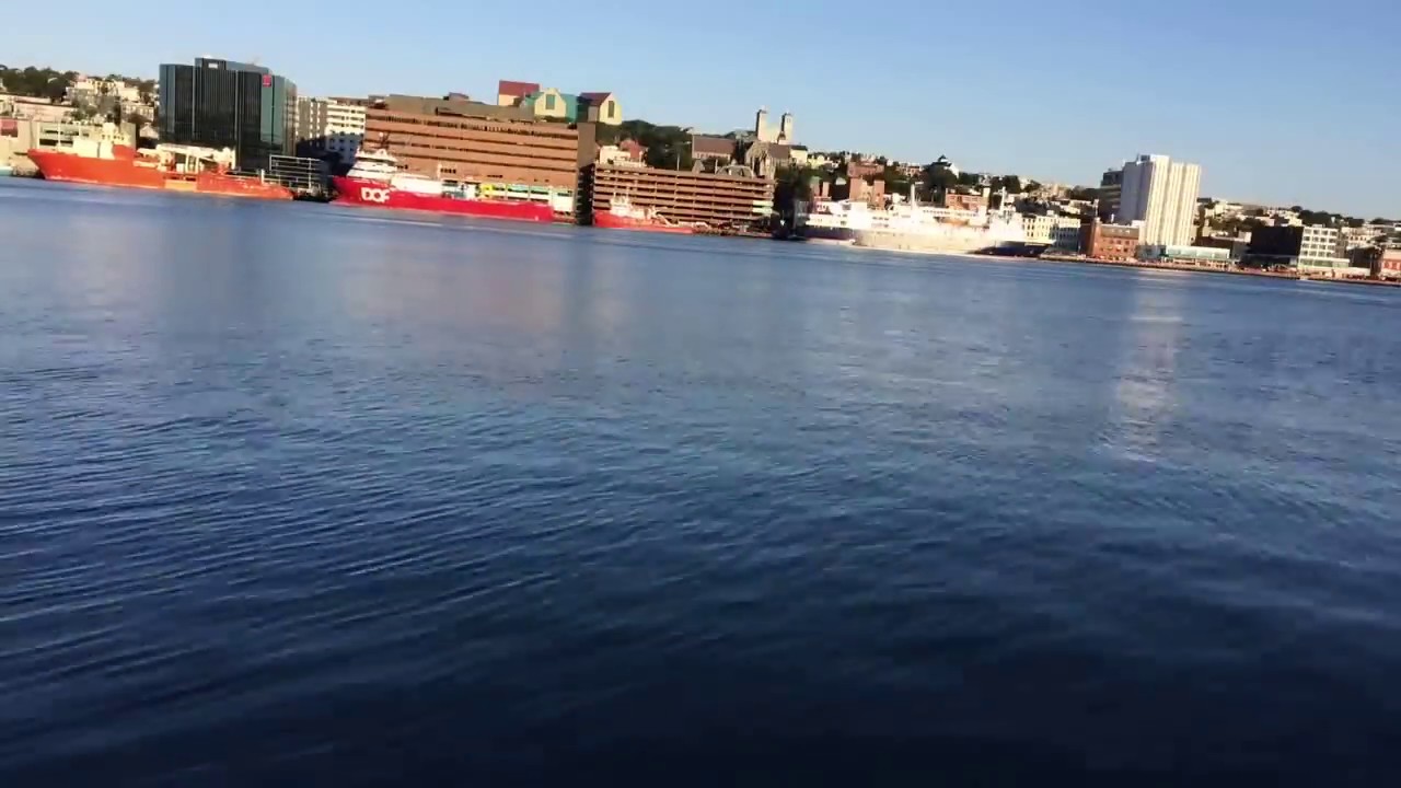 Timelaspe Sir Wilfred Grenfell Departing and Skandi Chieftain arriving St John's