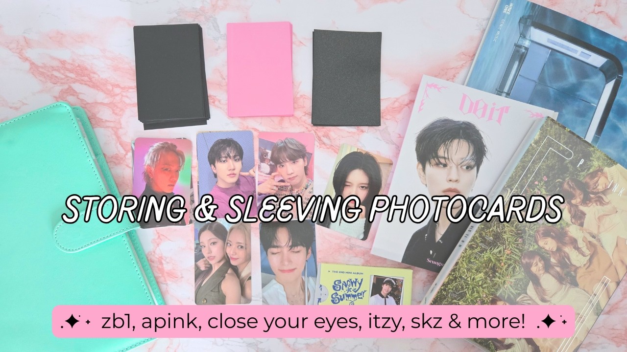 Storing photocards #6 ୨ৎ ZB1, Stray Kids, Itzy, Apink, Close Your Eyes and more!