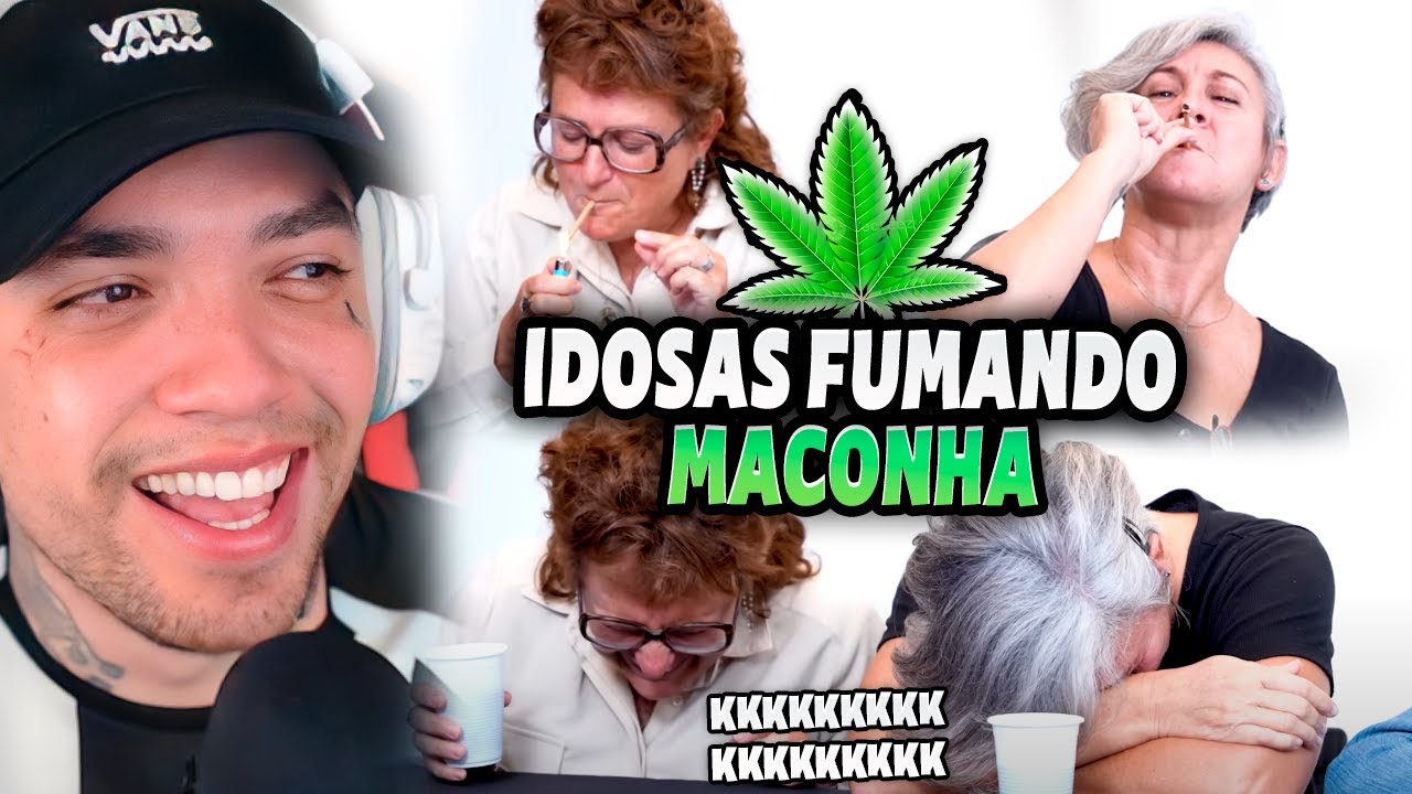 Idosas fumando M4CONHA pela PRIMEIRA VEZ 🔥