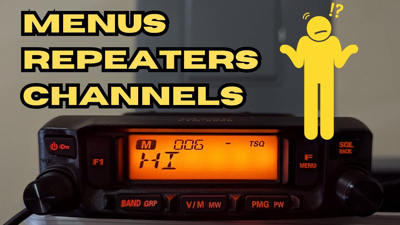 Getting Started with the FTM-6000R - Repeaters, Menus and More!