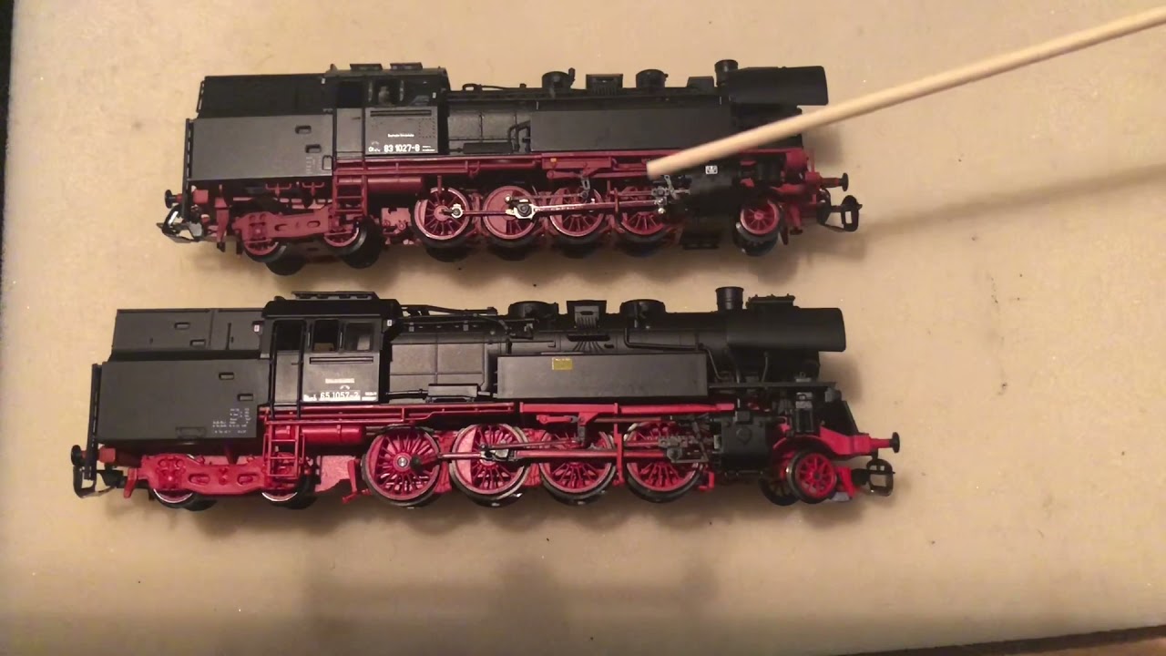 Großer Vergleich der BR 83.10 von Piko mit der BR 65.10 von Gützold + Große Lastprobe der Piko 47121