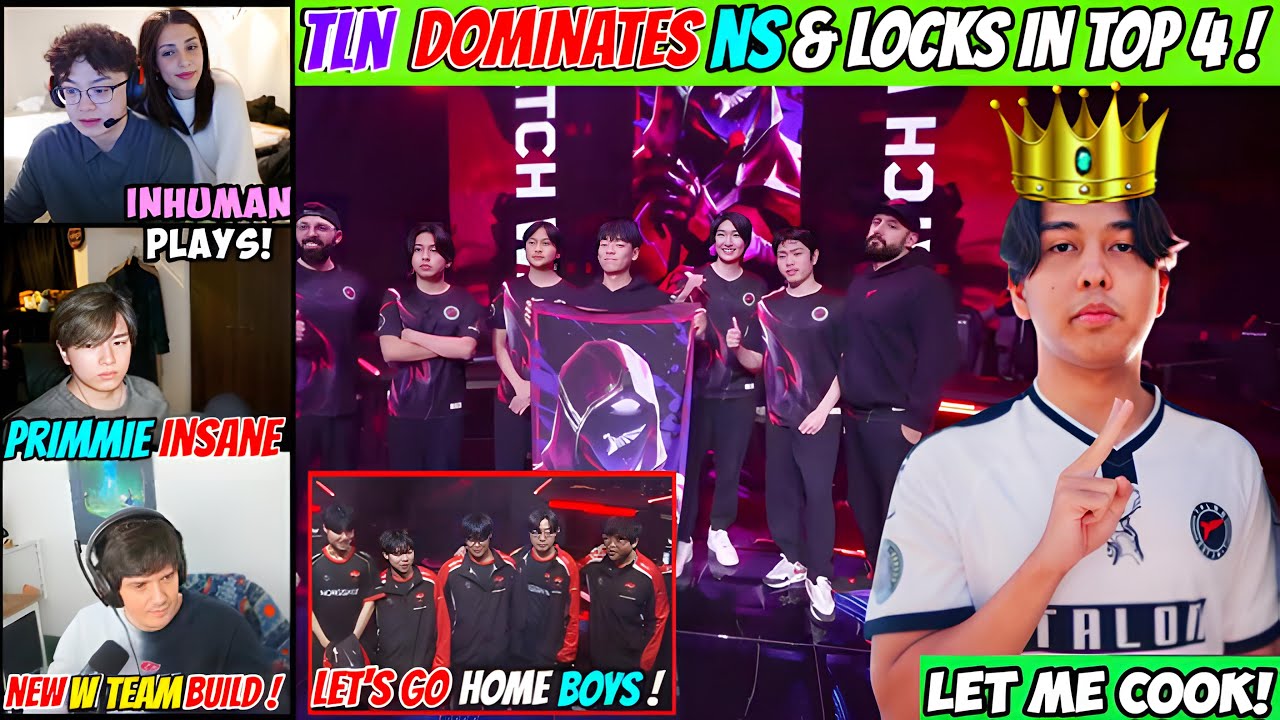 Sliggy Shanks, & Lazvell Reacts to TLN Shows Crazy Gameplay & Eliminating NS in Champions Tour 2025