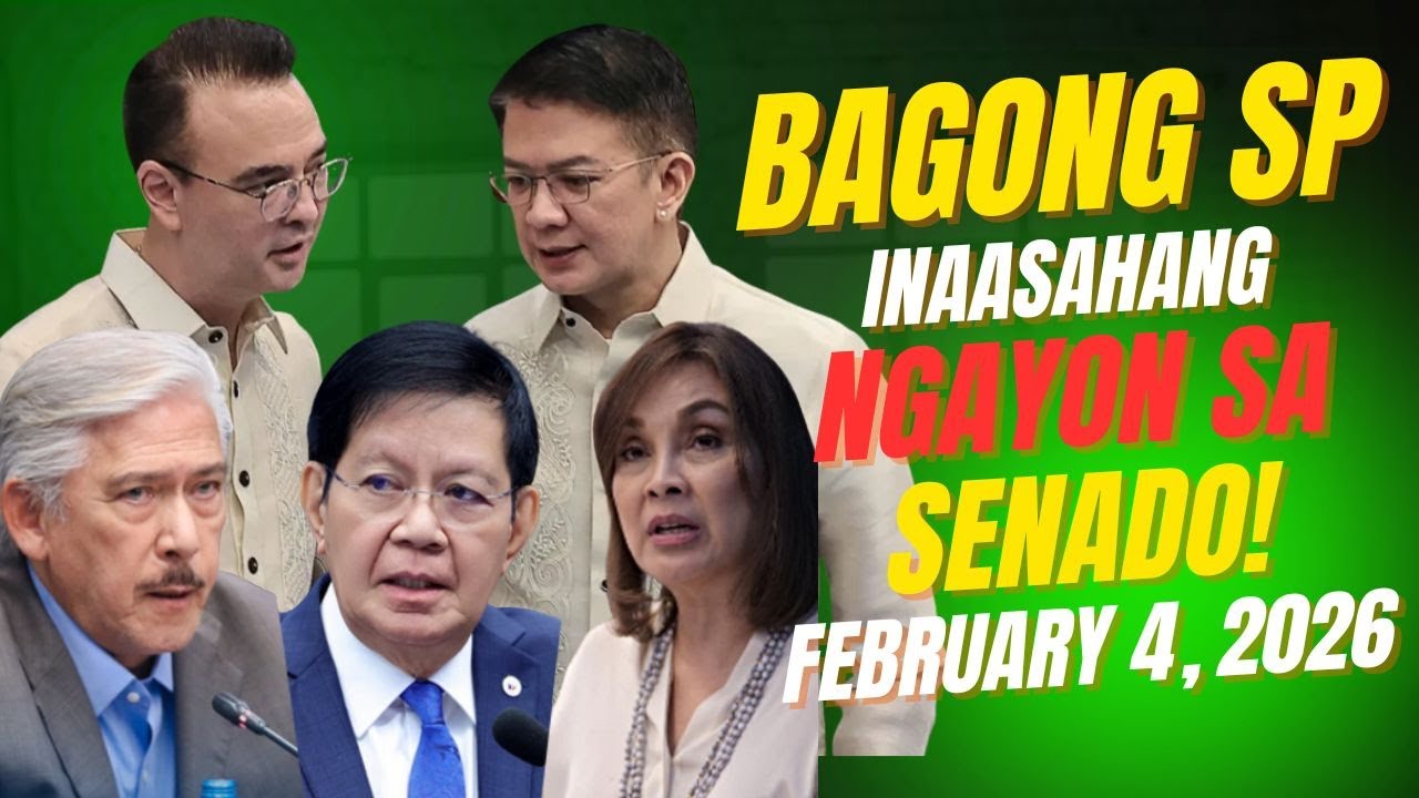 LIVE! PALITAN NG LIDERATO NG SENADO! FEBRUARY 4, 2026