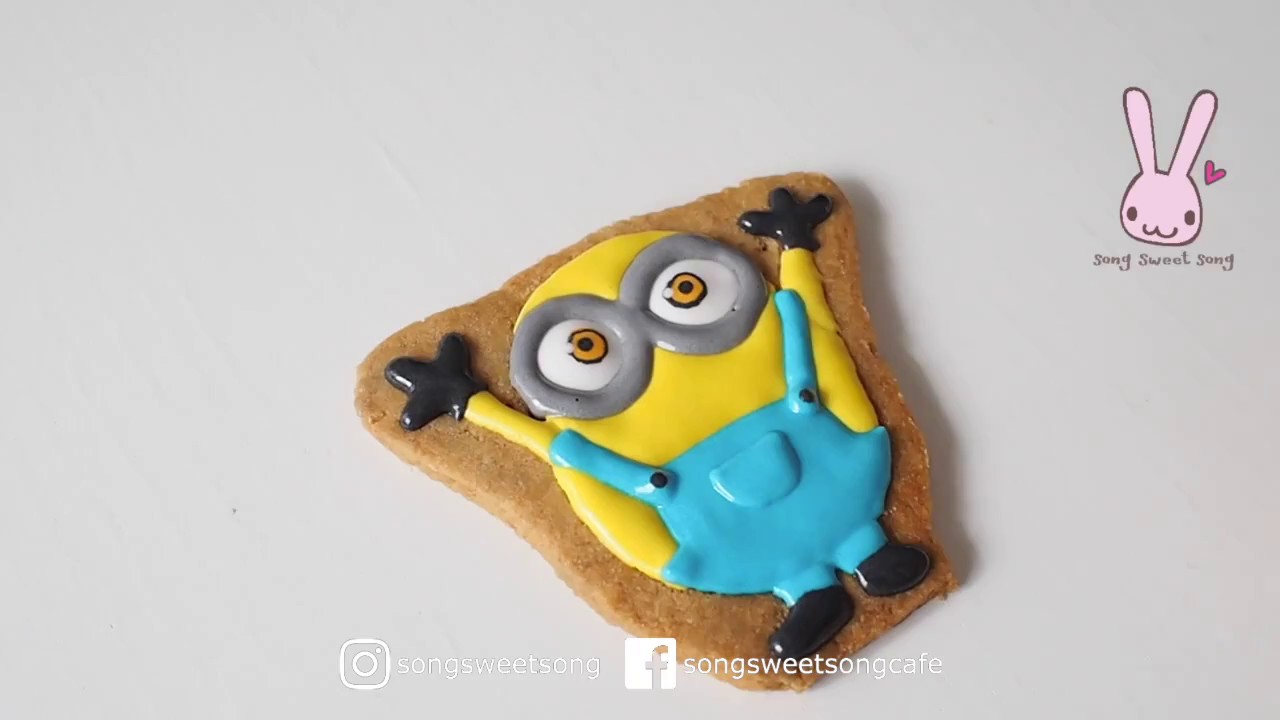 Minion Icing cookies