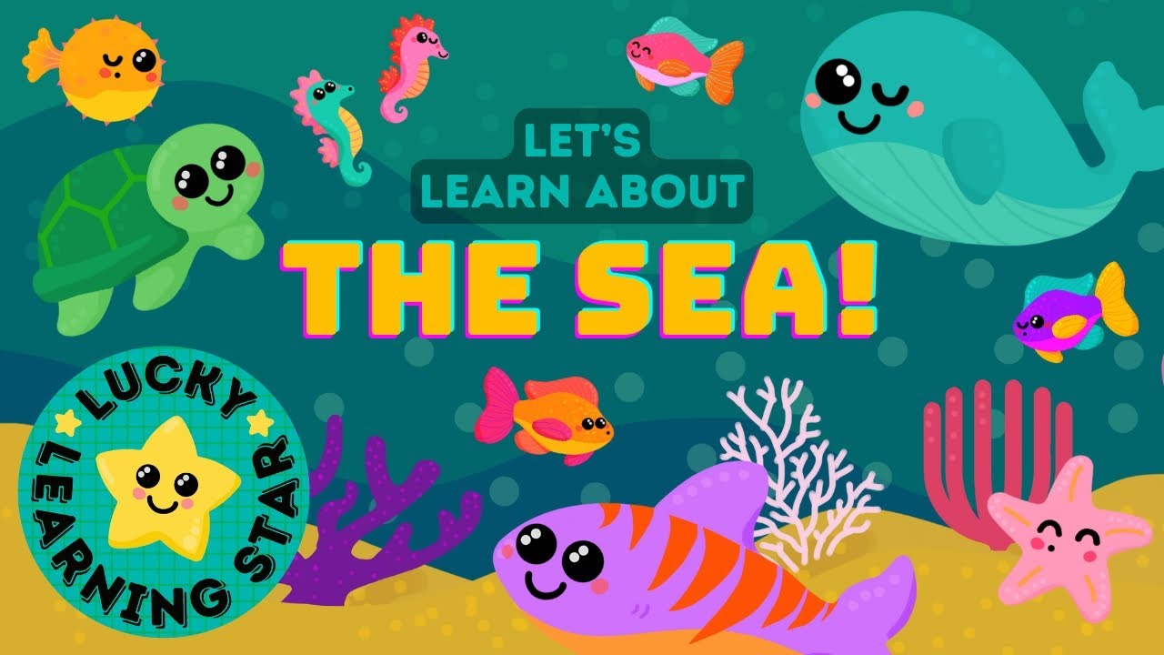Узнайте больше о подводном мире для малышей 🐠🌊 Дошкольное обучающее видео об океане с милыми морс...