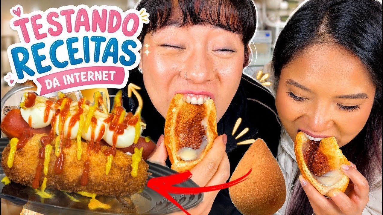 TESTANDO RECEITAS VIRAIS DA INTERNET | Blog das irm&atilde;s