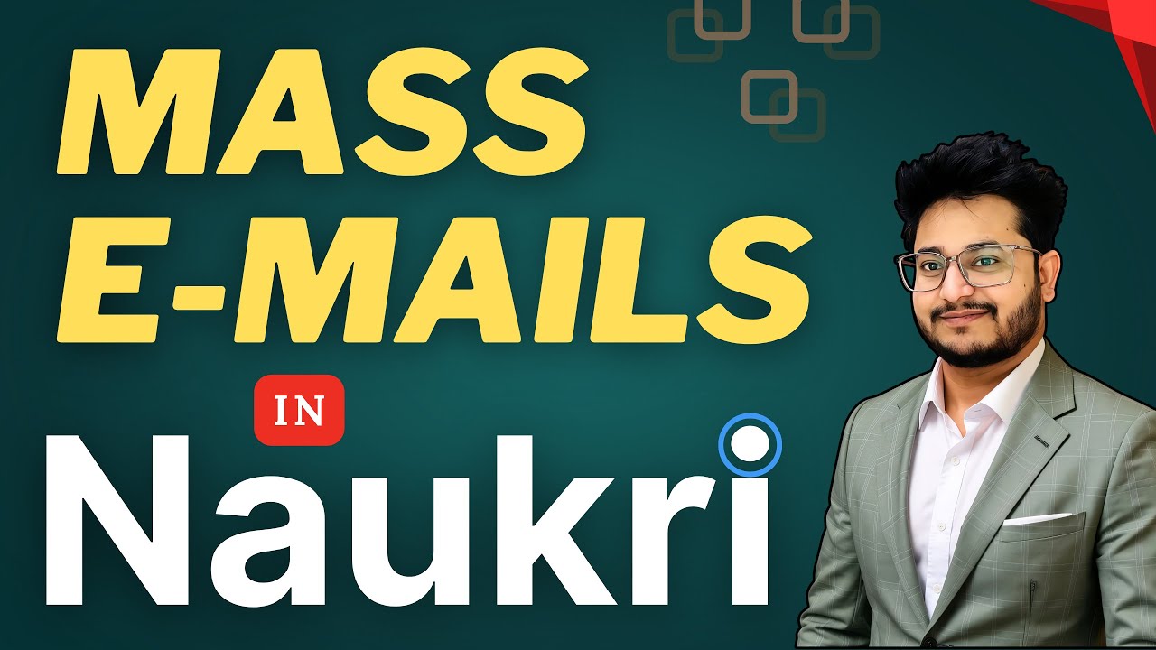 Mass Mails in Naukri ✅| | How to Send Mass Emails in Naukri.com 💯