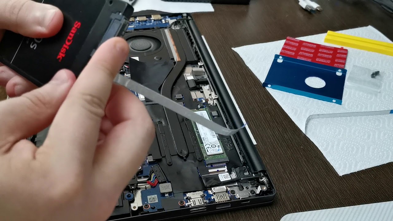 Установка второго SSD или HDD в ноутбук Huawei MateBook D15 Boh WAQ9R (2020)