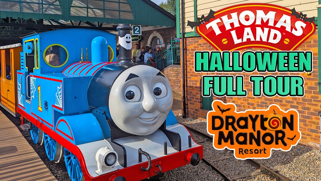 Explore Thomas Land at Halloween | Every Ride, Area and Attraction (Oct 2024) [4K]