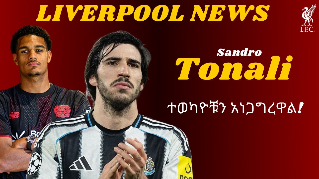 Sandro Tonali - ተወካዮቹን አነጋግረዋል! + Jarell Quansah -  ወደ ሊቨርፑል ሊመልሱት አያሰቡ ነው! | Liverpool News