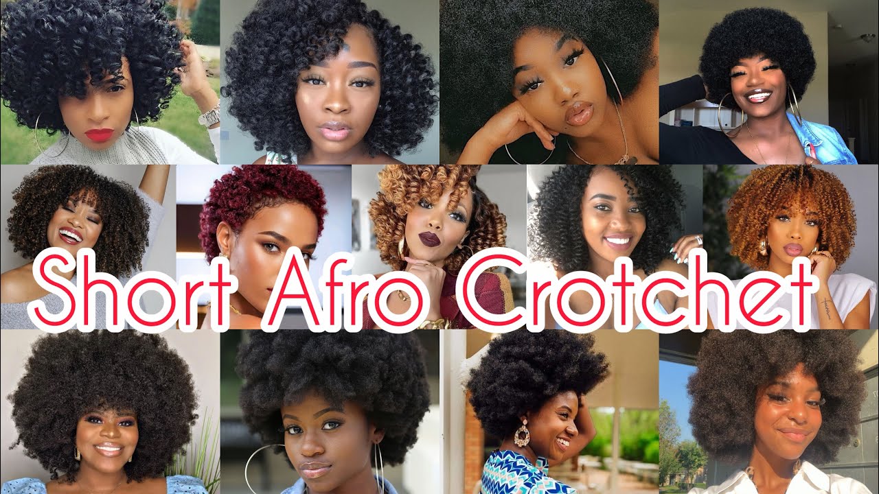 ‼️New Best Short Afro Crotchet Hairstyles Ideas🔥For African ladies 