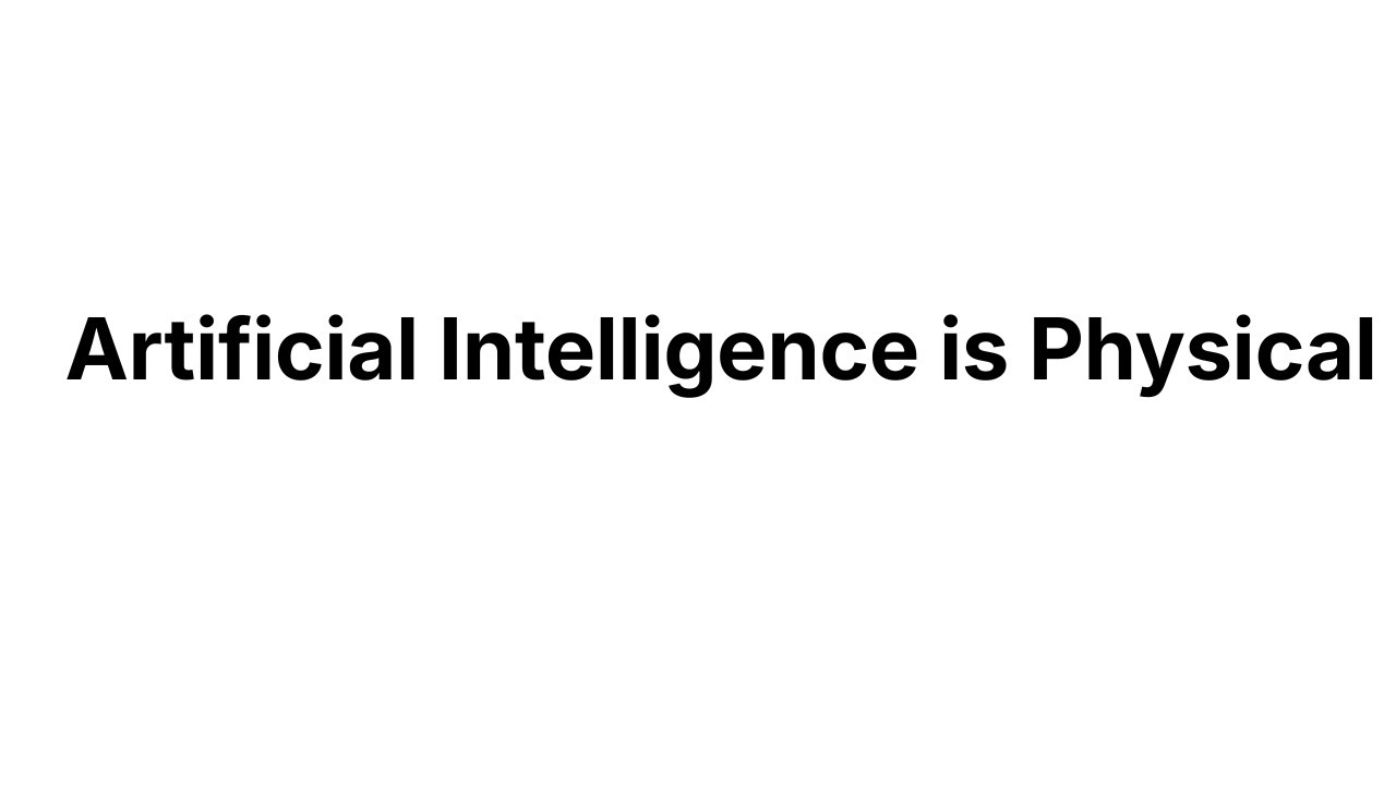 The Physical Limits of Artificial Intelligence