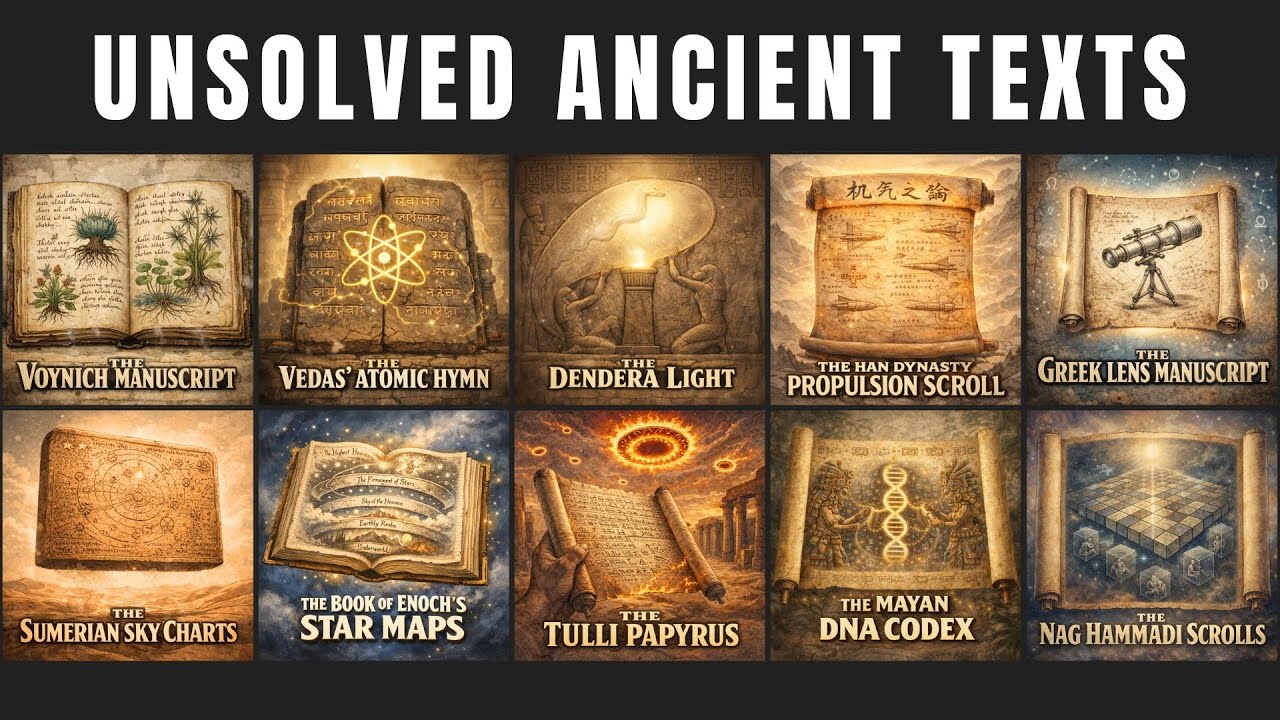 10 Ancient Texts That Reveal Technologies Ahead of Their Time