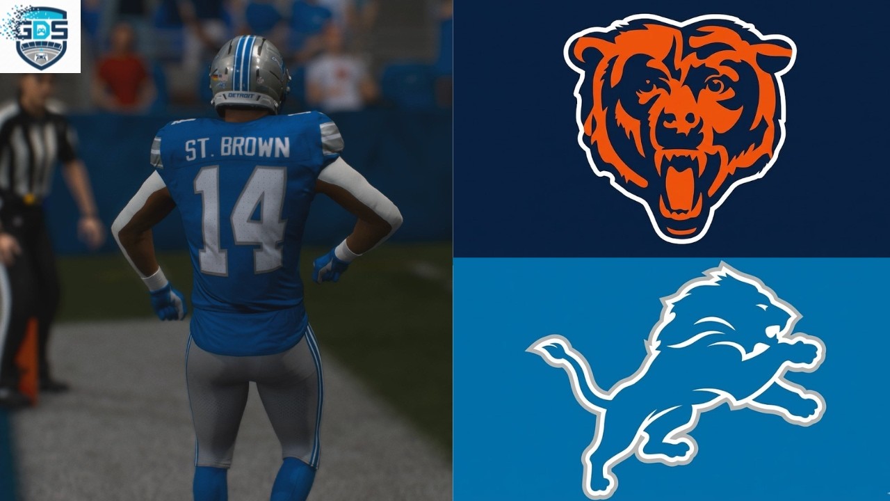 GDS Games of the Year | Madden 26 | NFL Week 2 | Chicago Bears vs. Detroit Lions