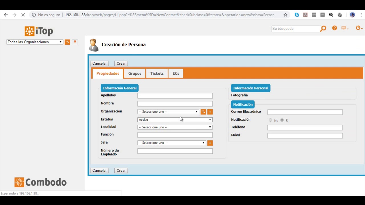 iTop - Administración de la CMDB