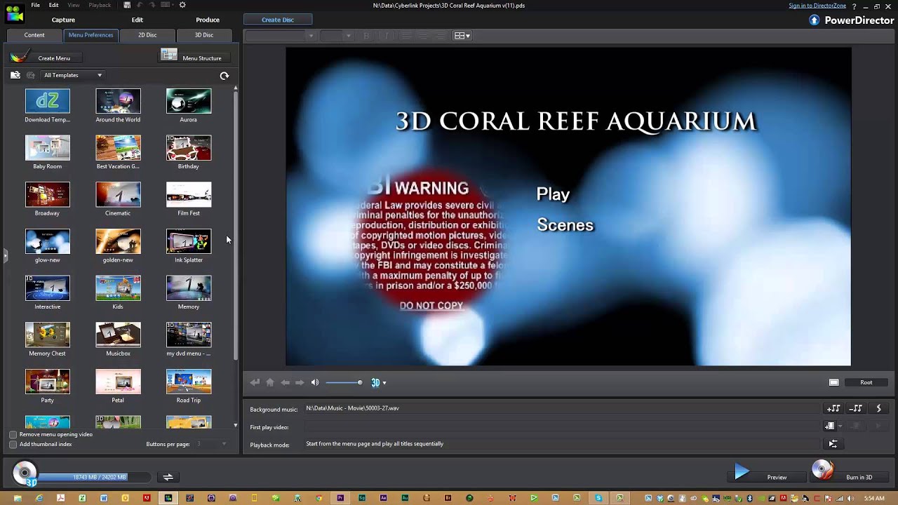 Lesson 18 - Making a 3D Blu Ray
