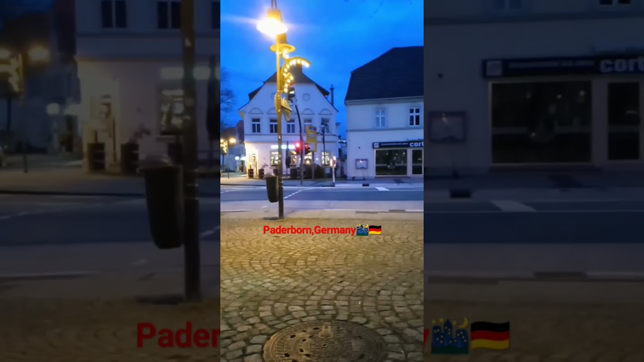 Paderborn, Germany.🌃🇩🇪 walk tour.পেডারবর্ন, জার্মানি 😍💯🇩🇪 