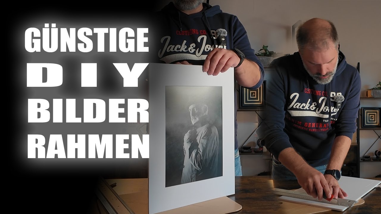 Schöne DIY Bilderrahmen unter 3€ pro Stück - z.B. für Fotoausstellungen, Künstlerbörsen ect.
