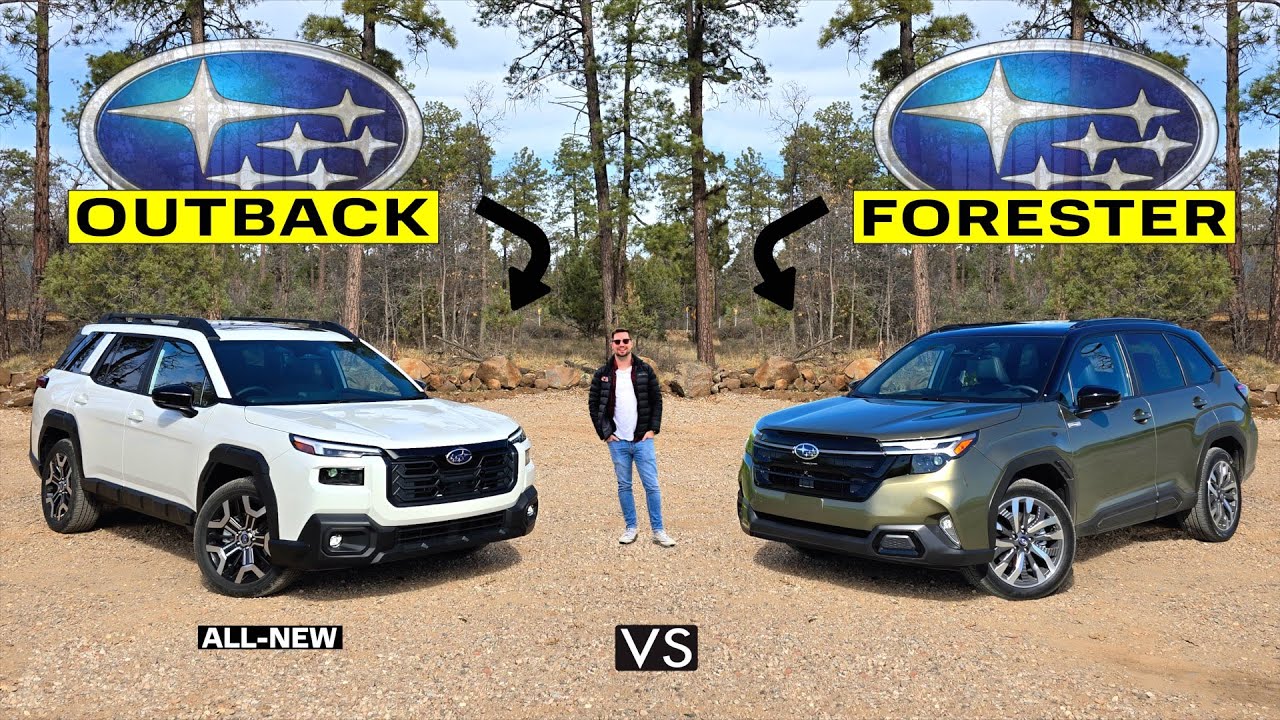 ЛУЧШИЙ ВНЕДОРОЖНИК SUBARU? -- НОВЫЙ 2026 Subaru Outback против Subaru Forester: сравнение