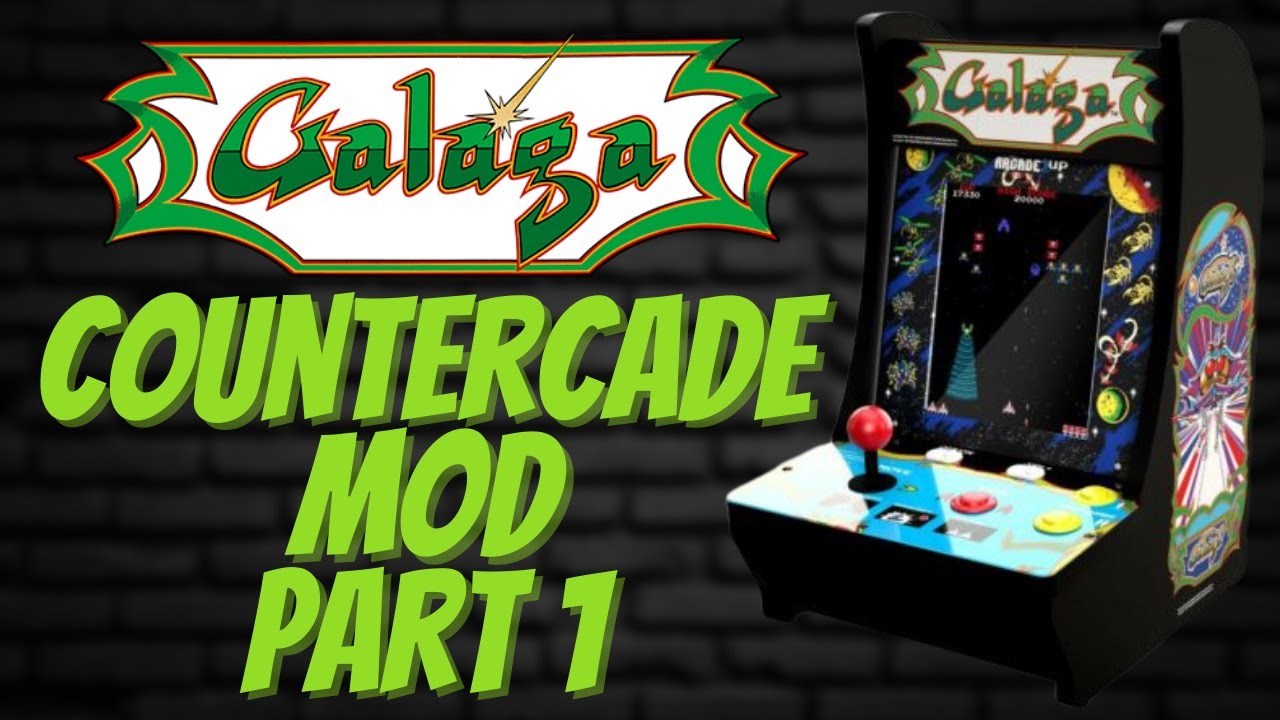 Модификация Arcade1UP Galaga Countercade | Часть 1 | Добавлен драйвер ЖК-экрана и вертикальное из...