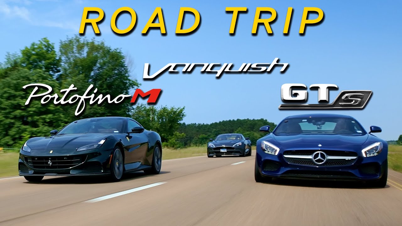 GT Car Showdown - Vanquish, Portofino, and AMG GTS - Across Mississippi || Road to 1,000 Part 4