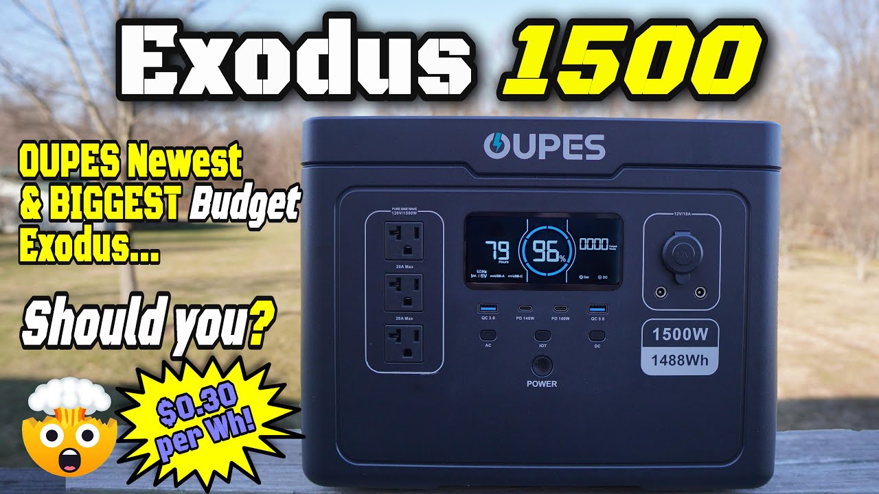 NEW OUPES Exodus 1500: MORE Capacity, LESS Cost  |  Worth a look? Let's see!