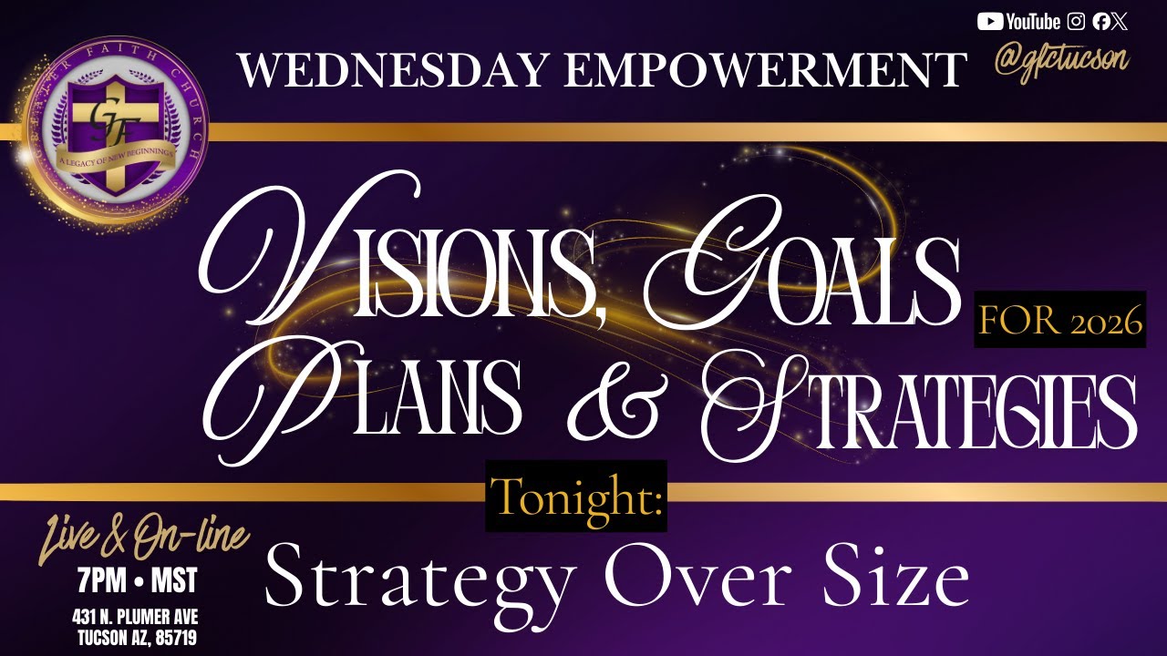 Visions, Goals, Plans and Strategies for 2026 Pt 4  - Ft Apostle Jamie Benjamin