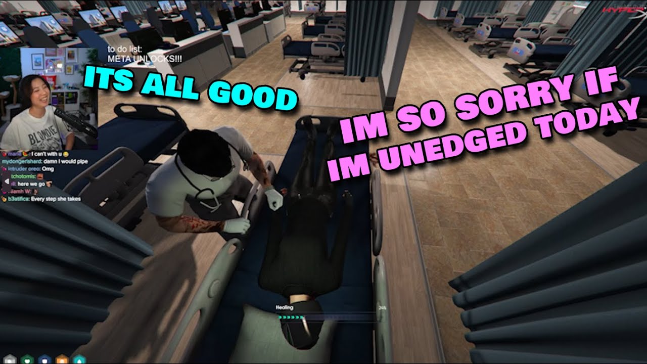 April Fooze Flirting & Being Unedged With the Doctors Again || GTA NoPixel 4.0