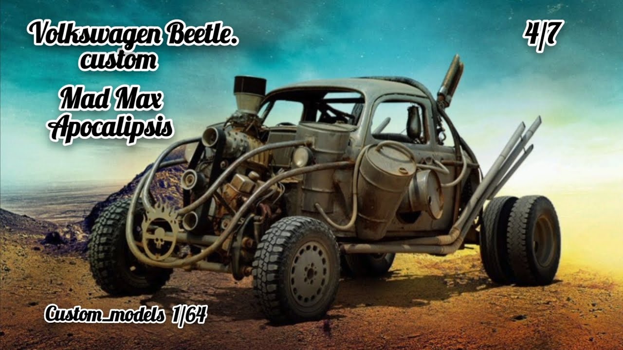 Volkswagen Beetle custom - Mad Max apocalipsis @Custom_models_1.64  4/7