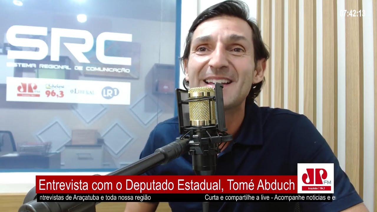 Deputado Tomé Abduch fala sobre investimentos no Noroeste Paulista e eleições de 2026