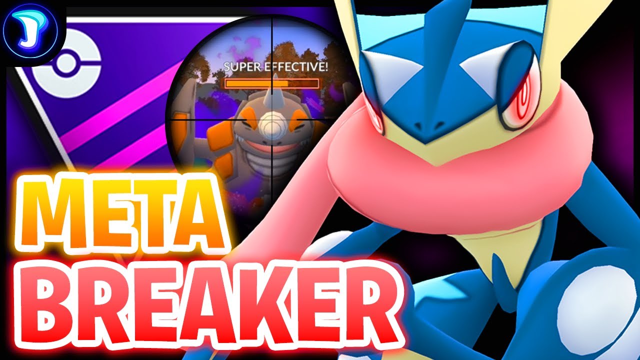 *META BREAKER* I brought GRENINJA into the Master League to counter Rhyperior and Necrozma!